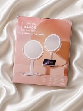 5/$25 🎉 LED Lighted Vanity Mirror - White